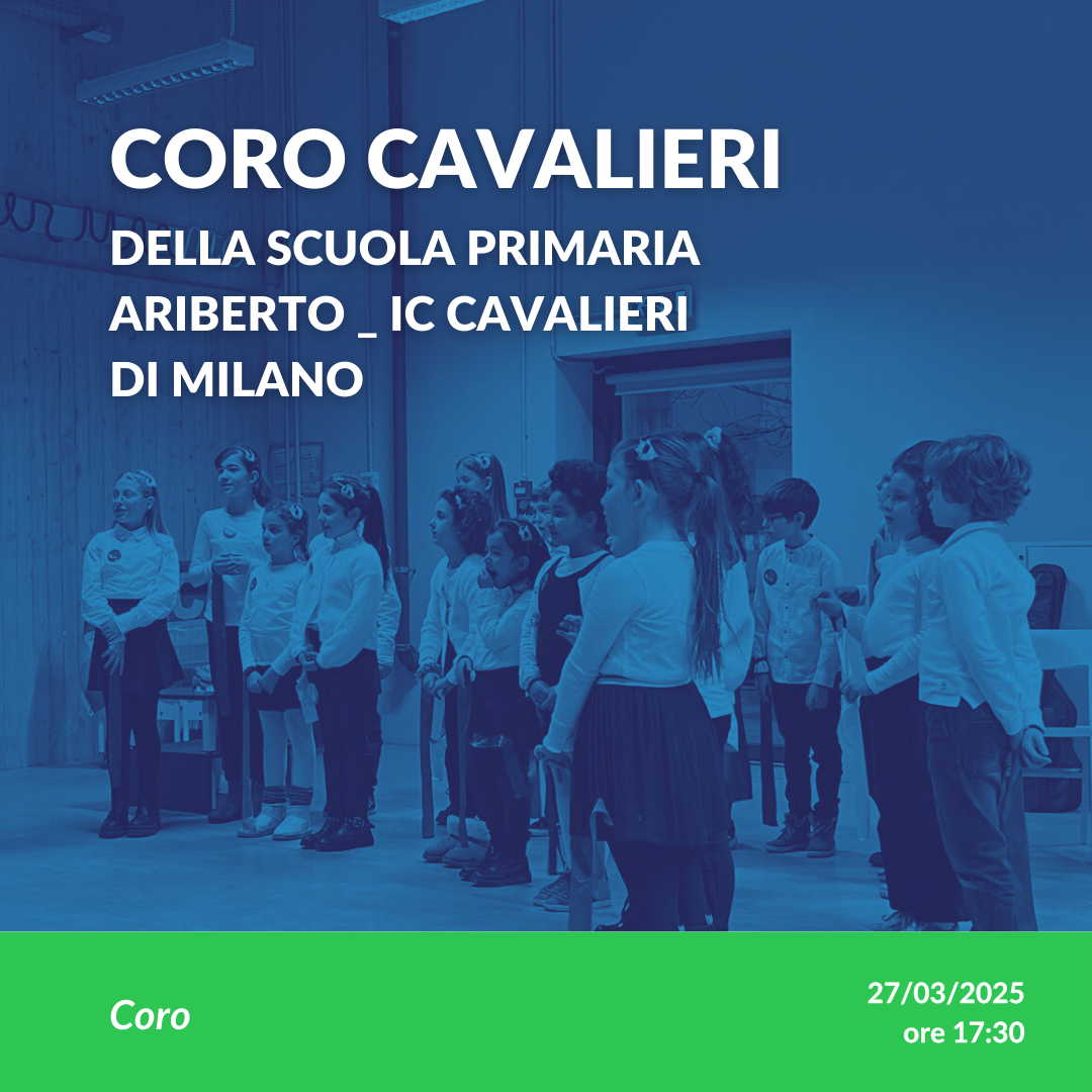Vai alla pagina Coro Cavalieri della Scuola Primaria Ariberto _ IC Cavalieri di Milano