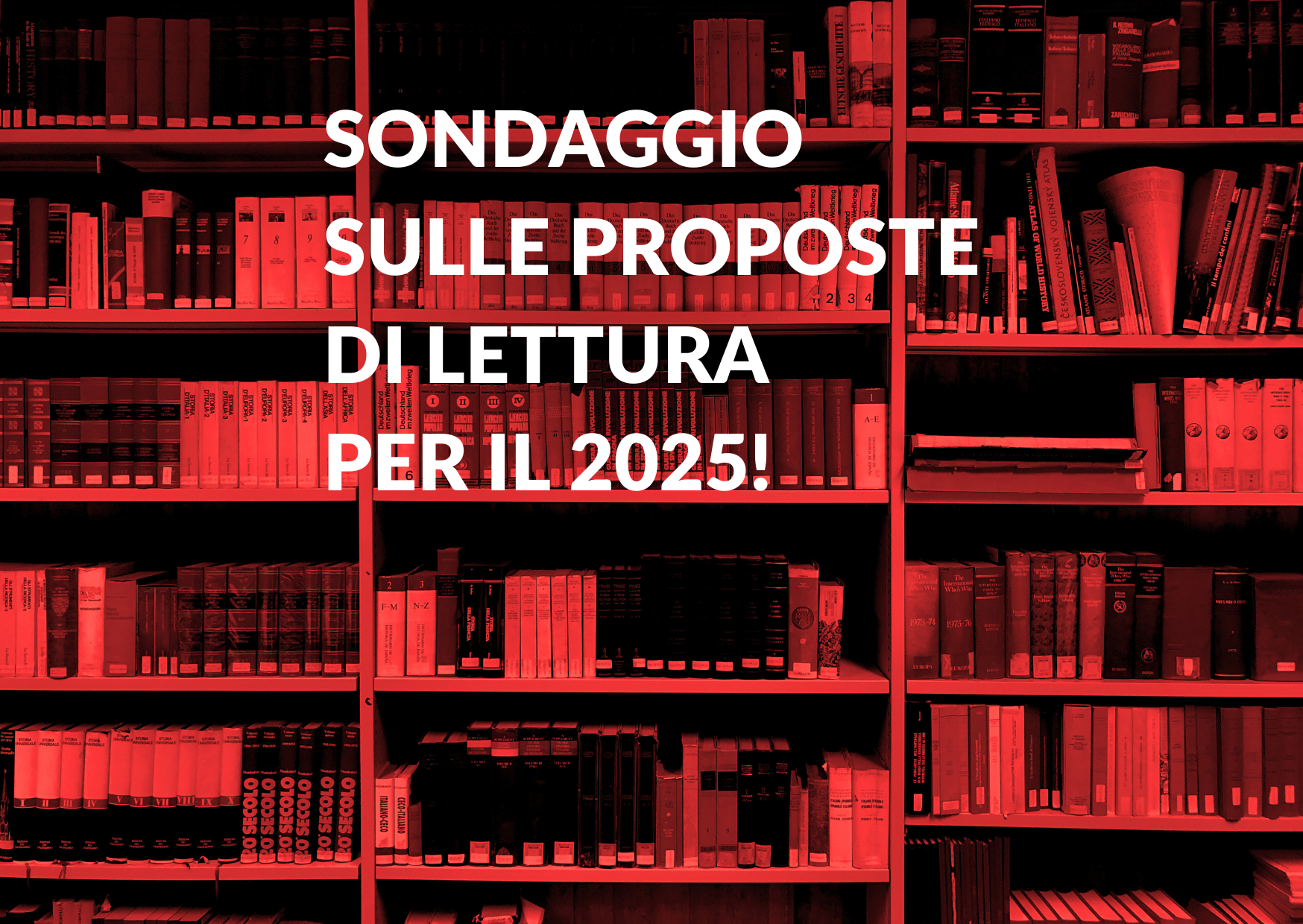 Vai alla pagina Sondaggio per il 2025!